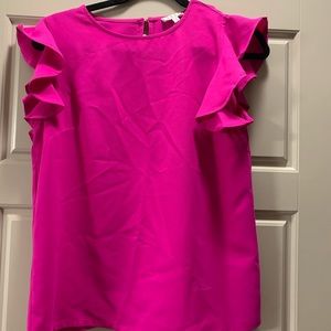 Ruffle sleeve blouse